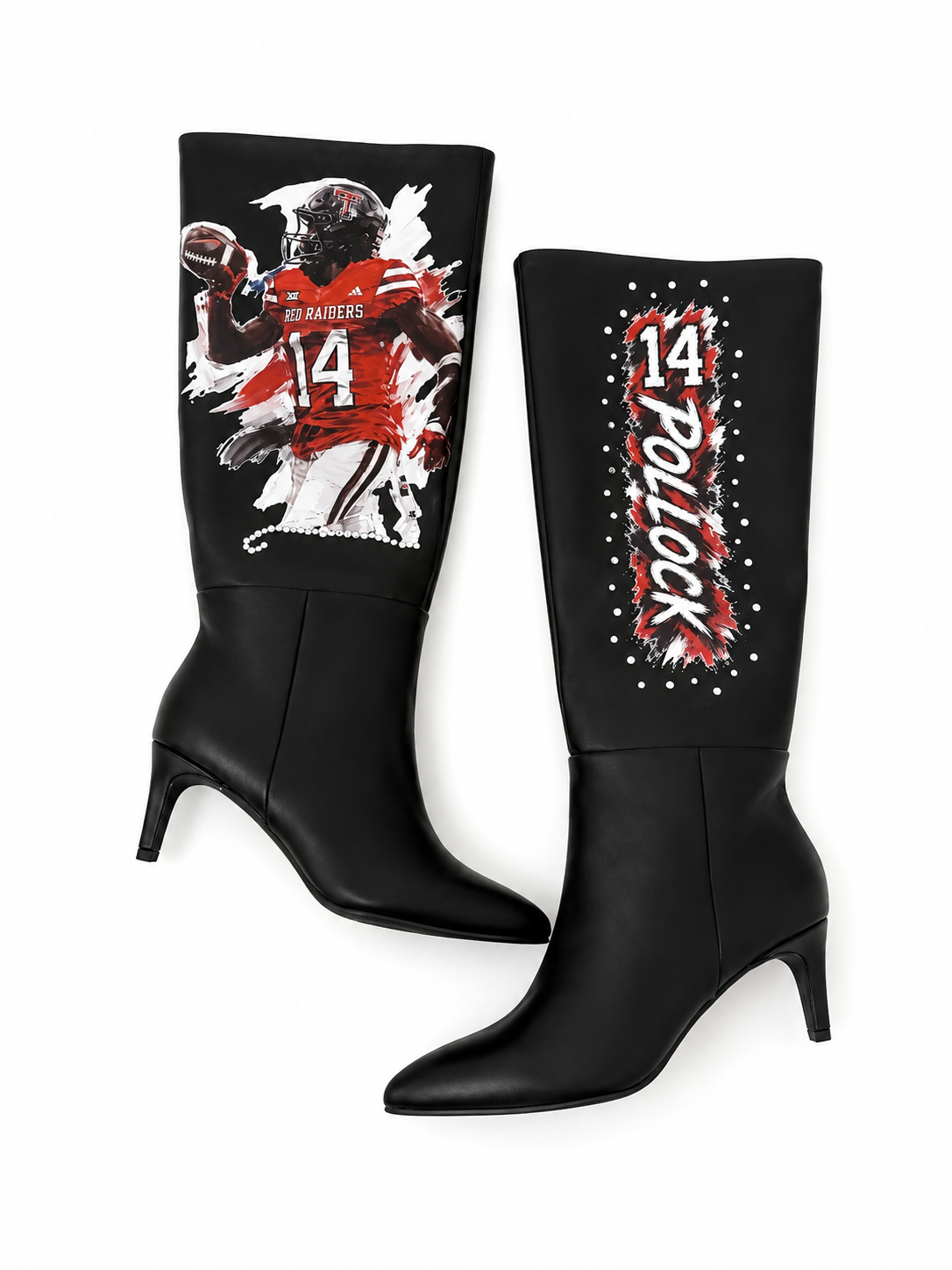 The portrait bling boots