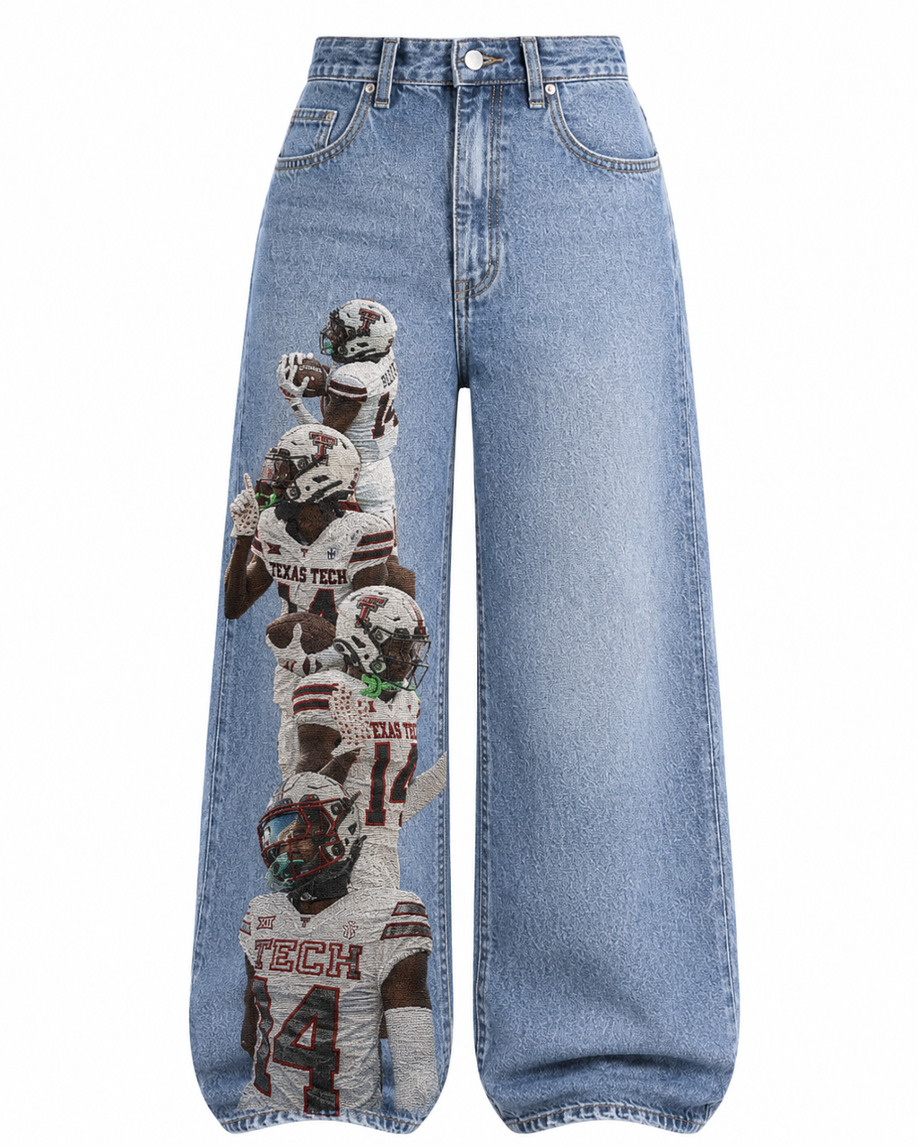 Tapestry Patchwork Jeans