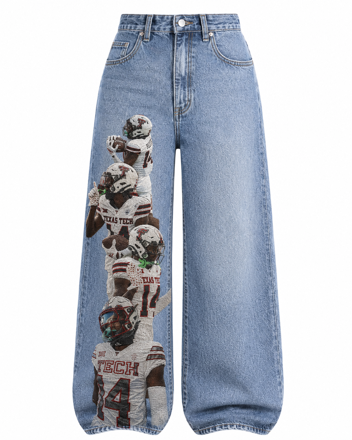 Tapestry Patchwork Jeans