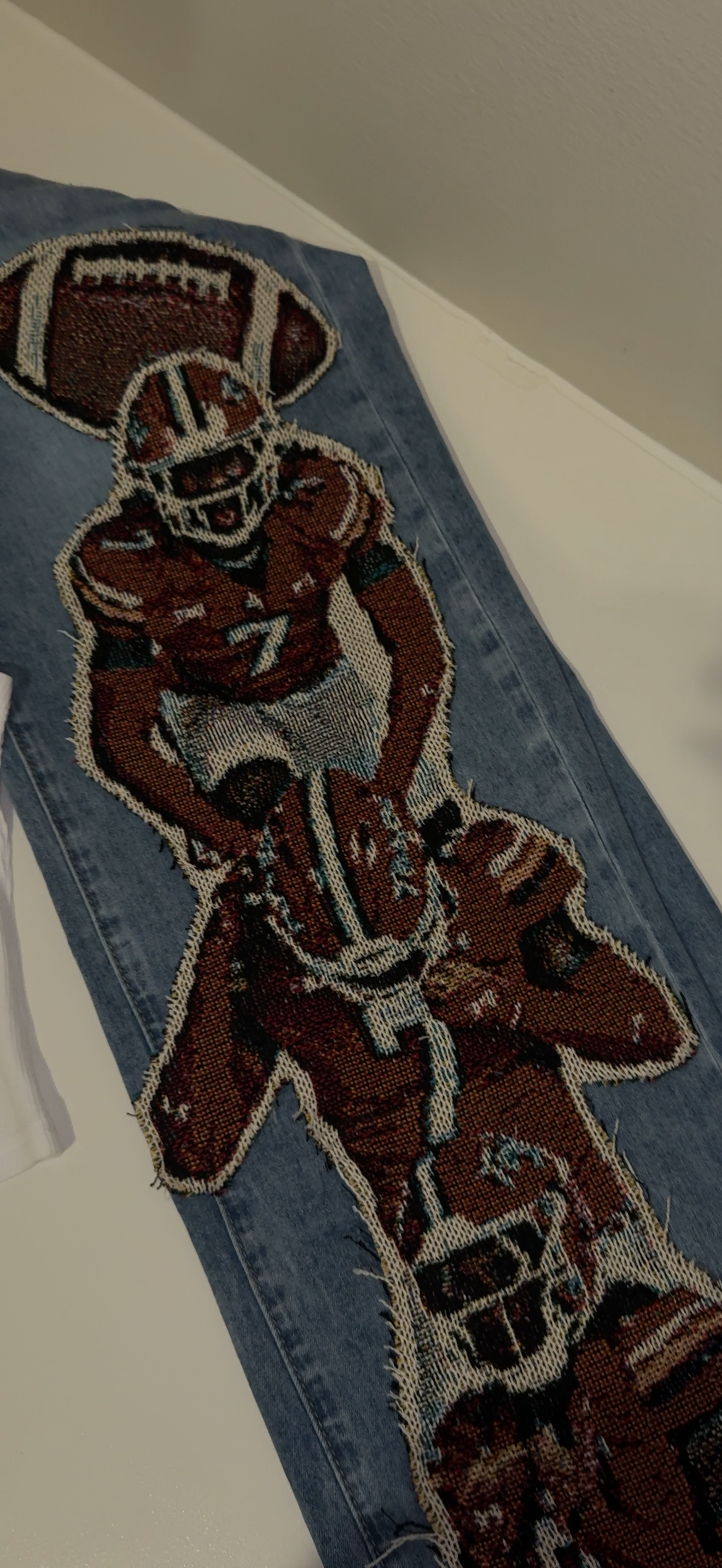 Tapestry Patchwork Jeans