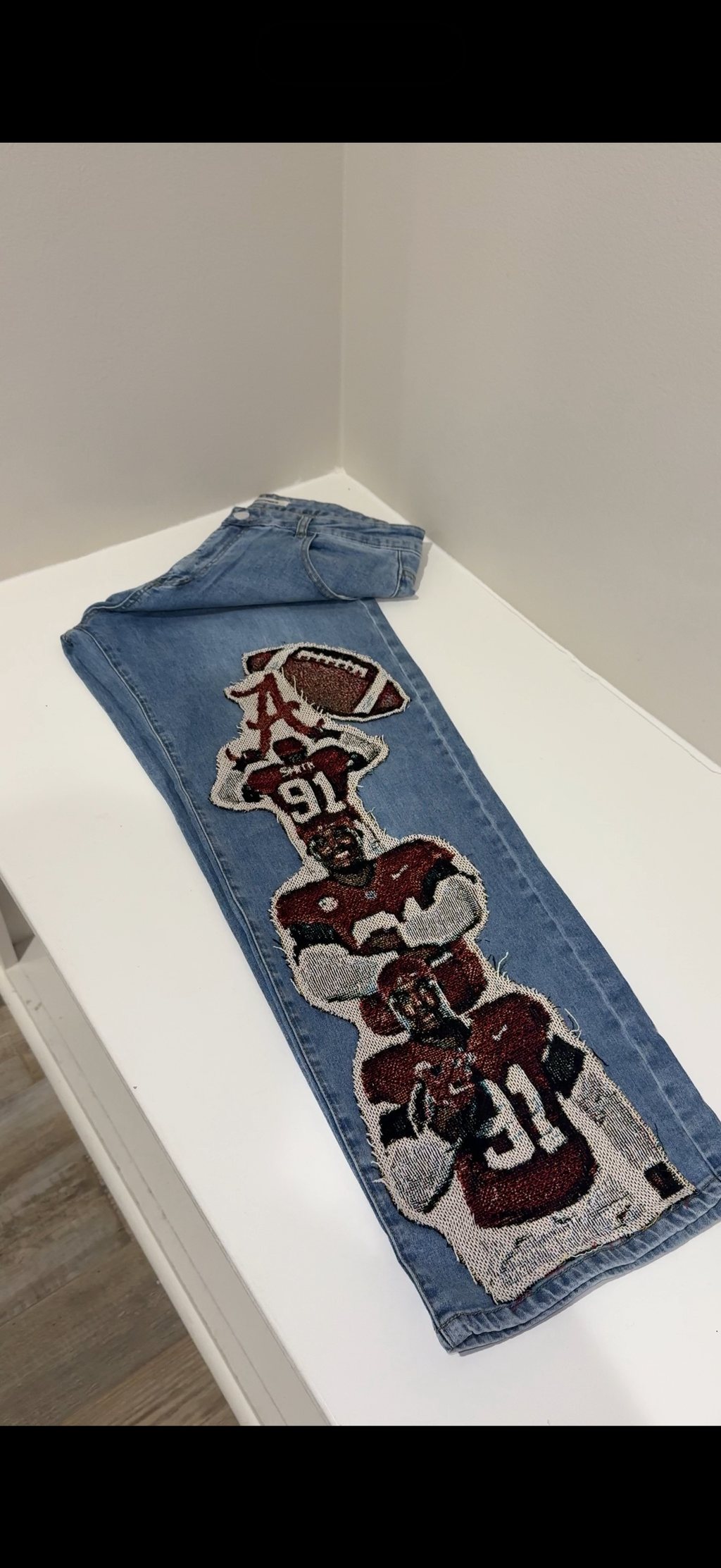 Tapestry Patchwork Jeans