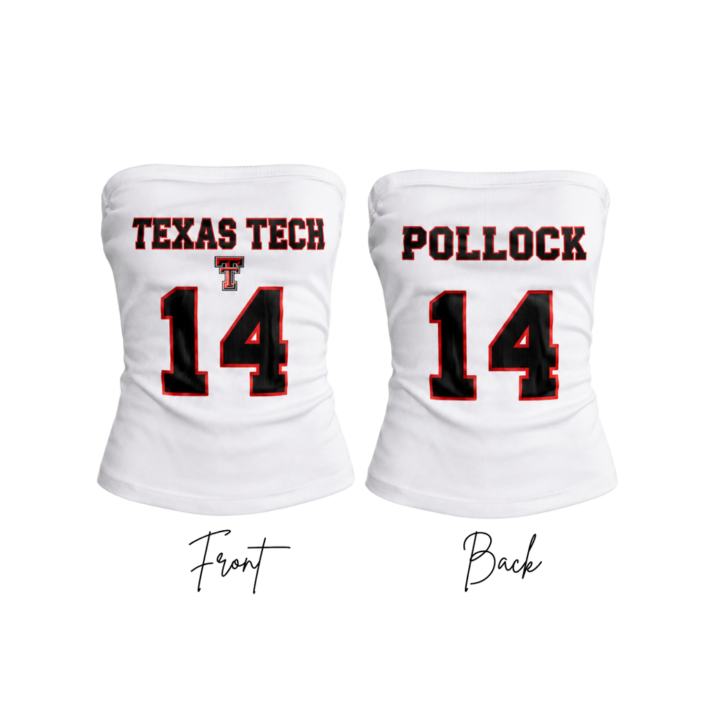 Jersey Inspired Tube Top